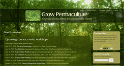 Desktop Screenshot of growpermaculture.com